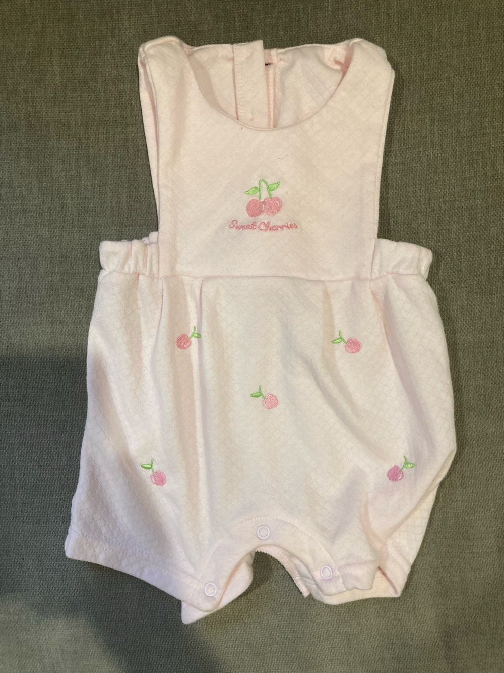 My Little Chick Pale Pink Baby Romper